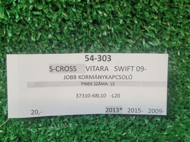 bontott SUZUKI SX4 S-Cross Jobb Kormánykapcsoló Ablaktörlő
