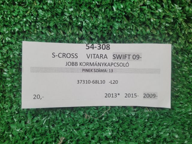 bontott SUZUKI SX4 S-Cross Jobb Kormánykapcsoló Ablaktörlő