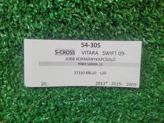 bontott SUZUKI SX4 S-Cross Jobb Kormánykapcsoló Ablaktörlő