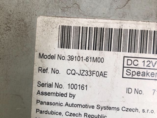 bontott SUZUKI SX4 S-Cross Rádió / CD