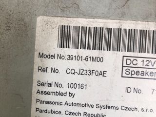 bontott SUZUKI SX4 S-Cross Rádió / CD