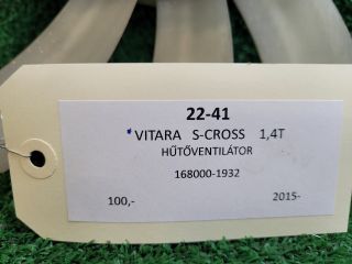 bontott SUZUKI VITARA Hűtőventilátor