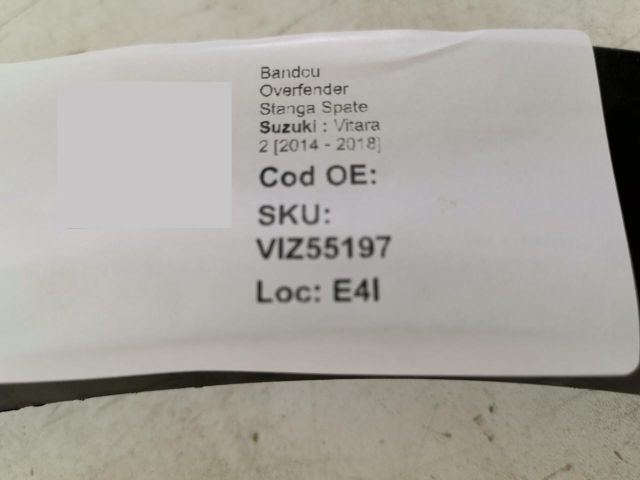 bontott SUZUKI VITARA Bal hátsó Sárvédő Szélesítő