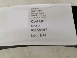 bontott SUZUKI VITARA Bal hátsó Sárvédő Szélesítő