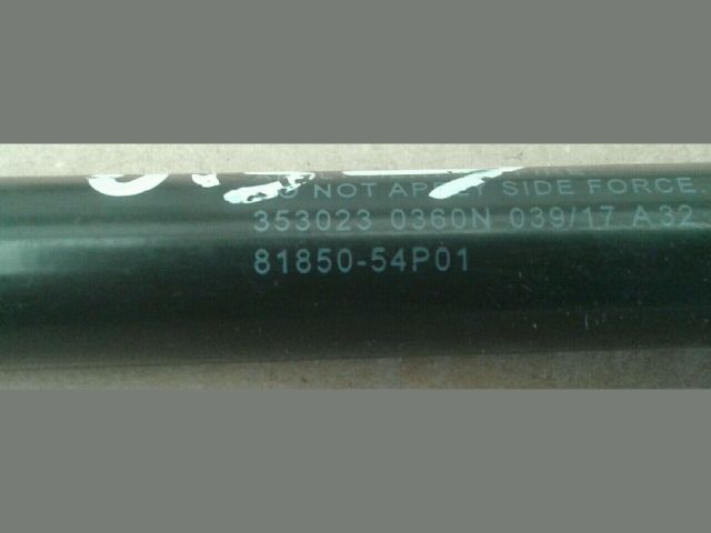 bontott SUZUKI VITARA Gázrugós Kitámasztó Teleszkóp Csomagtérajtó Jobb