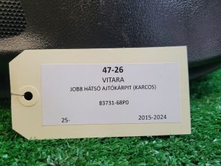 bontott SUZUKI VITARA Jobb hátsó Ajtó Kárpit