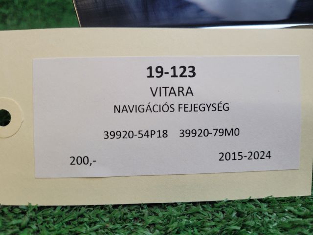 bontott SUZUKI VITARA Navigációs Fejegység