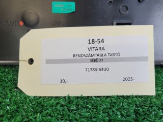 bontott SUZUKI VITARA Rendszámtábla Tartó