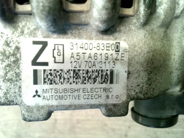 bontott SUZUKI WAGON R PLUS Generátor