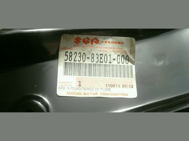 bontott SUZUKI WAGON R PLUS Homlokfal (Üres lemez)