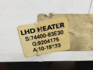 bontott SUZUKI WAGON R PLUS Fűtéskapcsoló (Nem klímás)