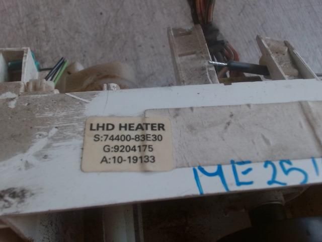 bontott SUZUKI WAGON R PLUS Fűtéskapcsoló