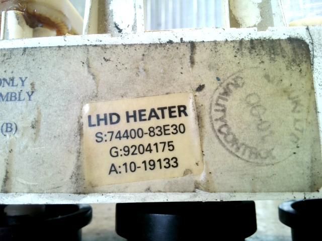 bontott SUZUKI WAGON R PLUS Fűtéskapcsoló