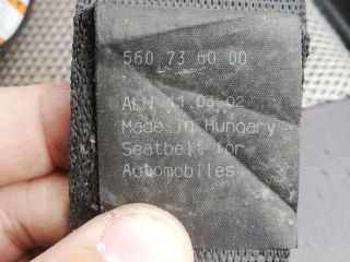 bontott SUZUKI WAGON R PLUS Jobb első Biztonsági Öv