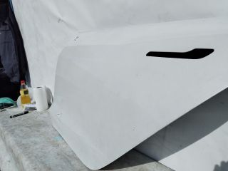 bontott TESLA 3 Bal hátsó Ajtó (Üres lemez)