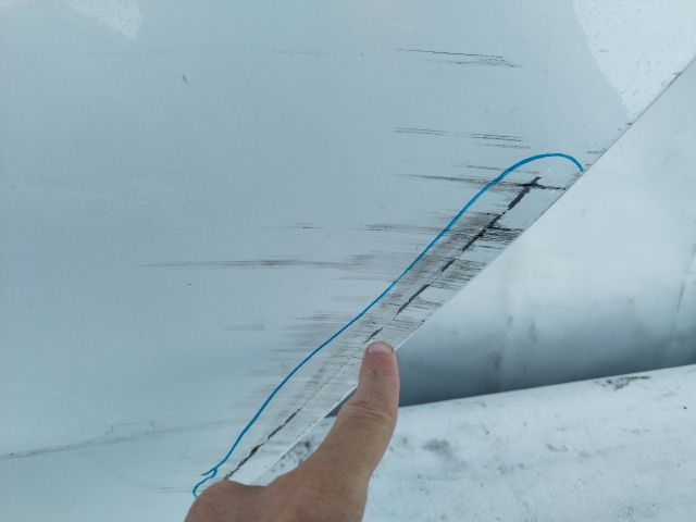 bontott TESLA 3 Bal hátsó Ajtó (Üres lemez)