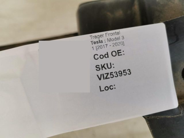 bontott TESLA 3 Vízhűtő Radiátor Tartó