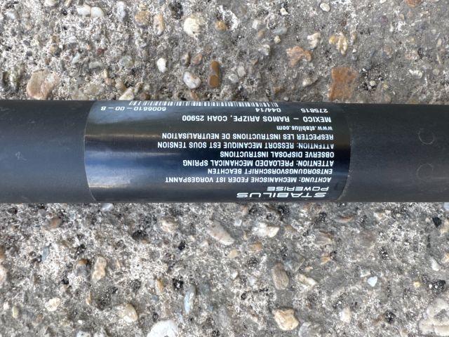 bontott TESLA MODEL S Gázrugós Kitámasztó Teleszkóp Csomagtérajtó Bal