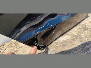 bontott TESLA MODEL S Jobb hátsó Ajtó (Üres lemez)