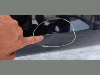 bontott TESLA MODEL S Jobb hátsó Ajtó (Üres lemez)