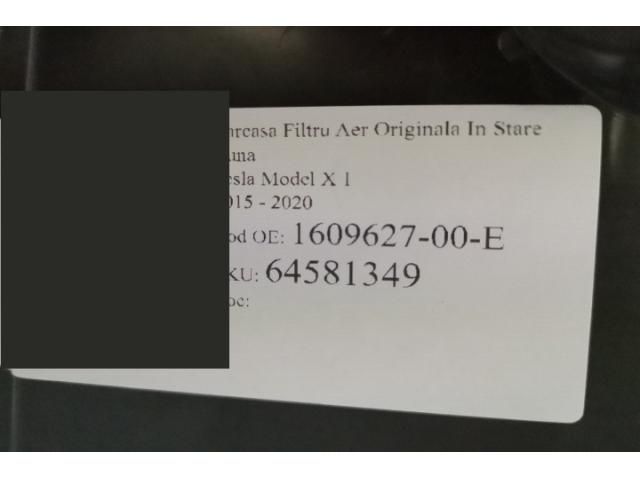 bontott TESLA MODEL X Légszűrő Ház