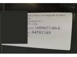 bontott TESLA MODEL X Légszűrő Ház