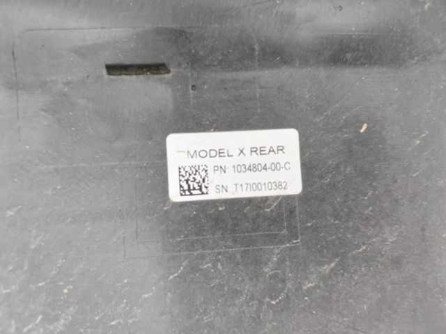 bontott TESLA MODEL X Hátsó Lökhárító (Üresen)