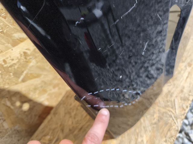 bontott TESLA MODEL X Jobb első Sárvédő