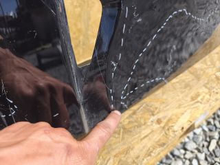 bontott TESLA MODEL X Jobb első Sárvédő