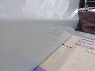 bontott TESLA Model Y Bal első Ajtó (Üres lemez)