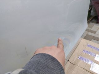 bontott TESLA Model Y Bal első Ajtó (Üres lemez)