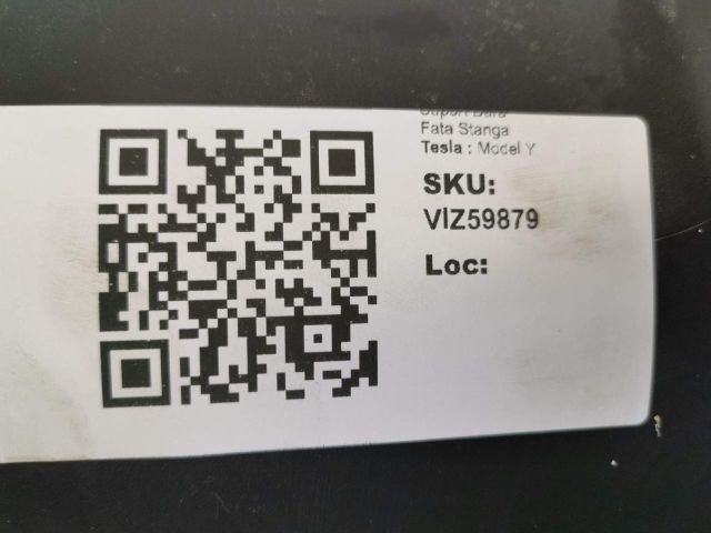 bontott TESLA Model Y Bal első Lökhárító Tartó (Műanyag)