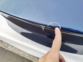 bontott TESLA Model Y Csomagtérajtó (Üres lemez)