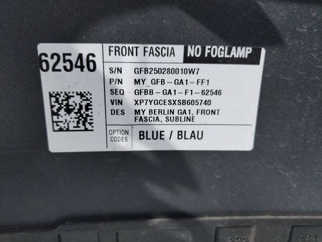 bontott TESLA Model Y Első Lökhárító (Üresen)