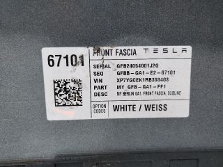 bontott TESLA Model Y Első Lökhárító (Üresen)