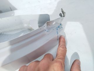 bontott TESLA Model Y Jobb első Sárvédő