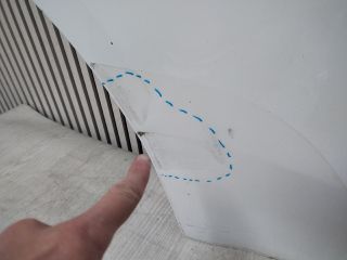 bontott TESLA Model Y Jobb hátsó Ajtó (Üres lemez)