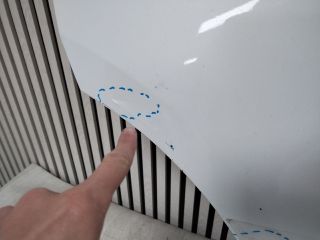 bontott TESLA Model Y Jobb hátsó Ajtó (Üres lemez)