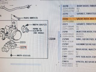 bontott TOYOTA AURIS Alapjárati Motor