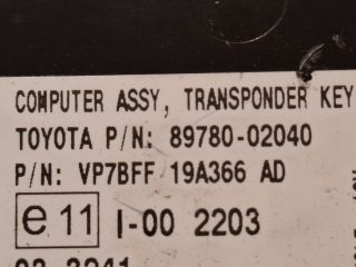 bontott TOYOTA AURIS Immobilizer Elektronika