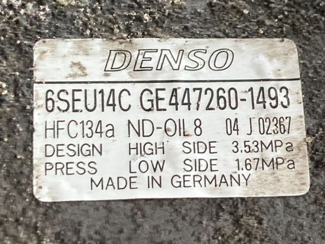 bontott TOYOTA AURIS Klímakompresszor