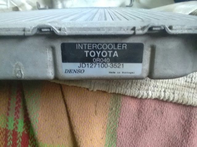 bontott TOYOTA AURIS Intercooler
