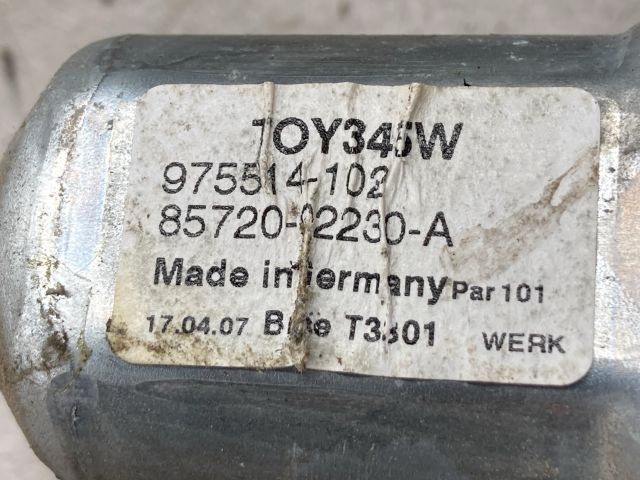 bontott TOYOTA AURIS Bal első Ablakemelő Szerkezet (Elektromos)