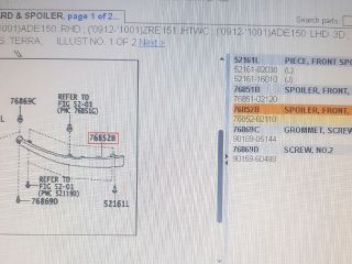 bontott TOYOTA AURIS Bal első Koptató