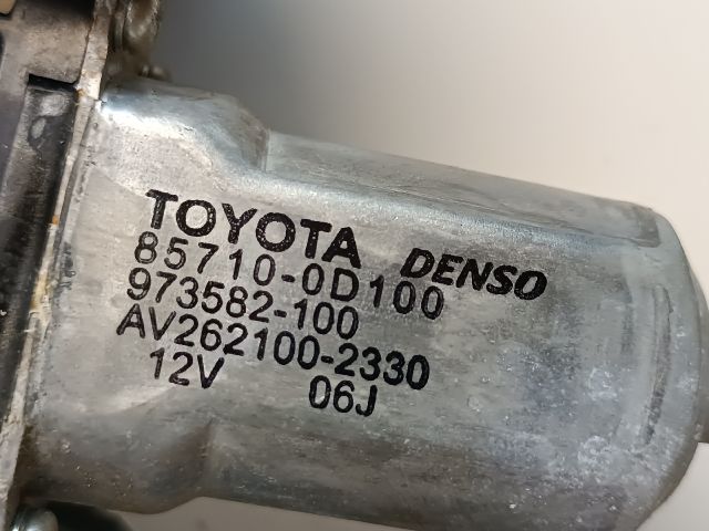 bontott TOYOTA AURIS Bal hátsó Ablakemelő Motor