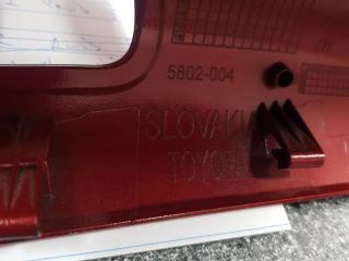 bontott TOYOTA AURIS Bal Visszapillantó Tükör Burkolat