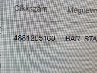 bontott TOYOTA AURIS Hátsó Vízszintes Stabilizátor Rúd