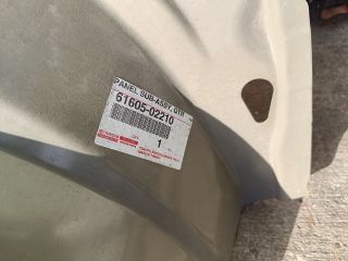 bontott TOYOTA AURIS Jobb hátsó Belső Doblemez (Fém)