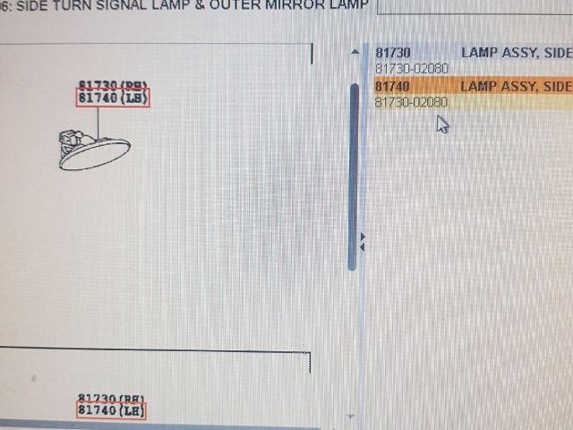 bontott TOYOTA AURIS Sárvédő Irányjelző (Pozíciófüggetlen)