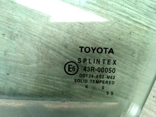 bontott TOYOTA AVENSIS T22 Bal első Ablak